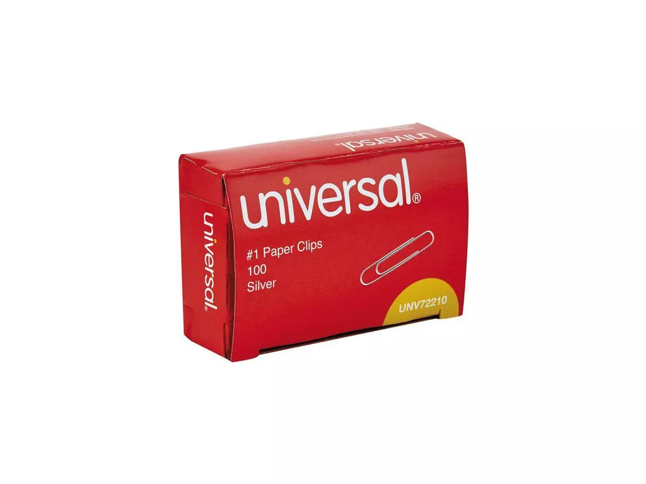 A7072210A - Universal Paper Clips Small No. 1 Silver 100 Clips/ 12 s