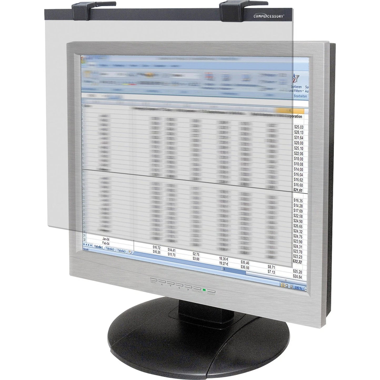 CCS-20512 - Compucessory Privacy Screen Filter Black 20"LCD
