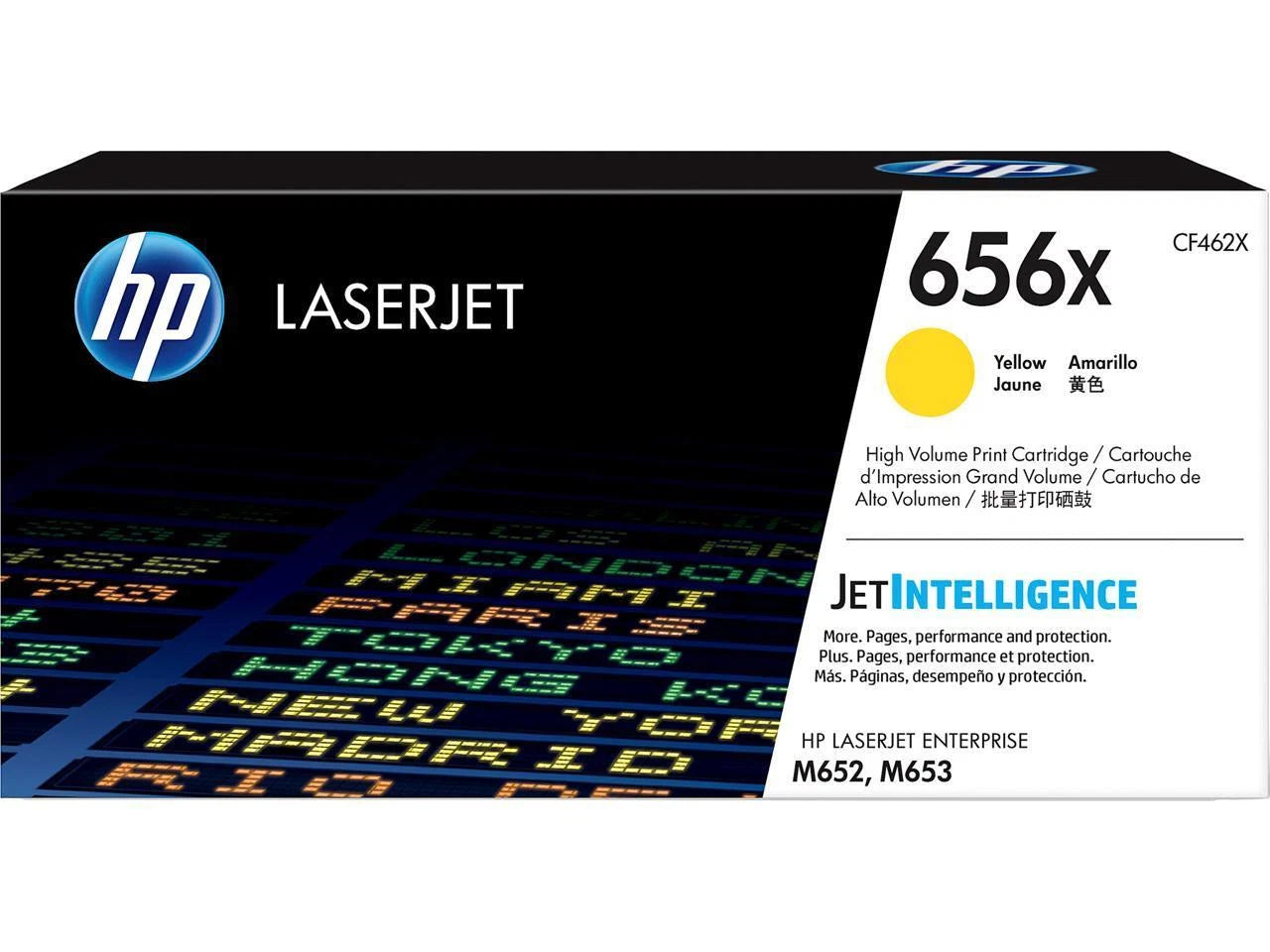 CF462X - HP 656X High Yield LaserJet Toner Cartridge Yellow