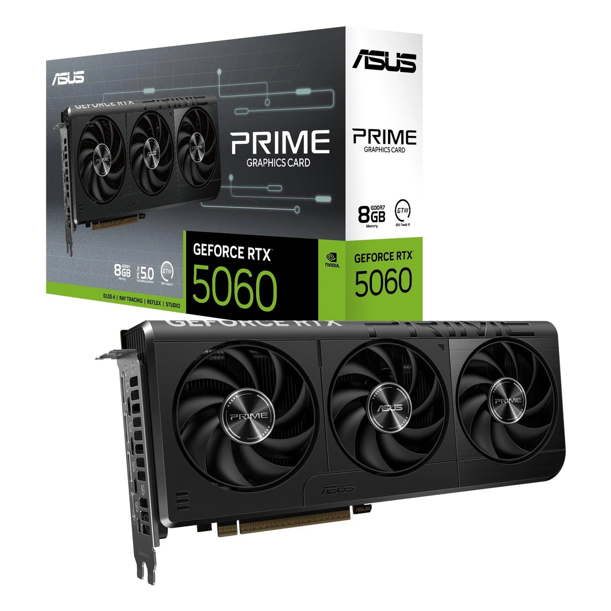 PRIME-RTX5060-8G - Asus Prime RTX 5060 8GB GDDR7 Graphics Card