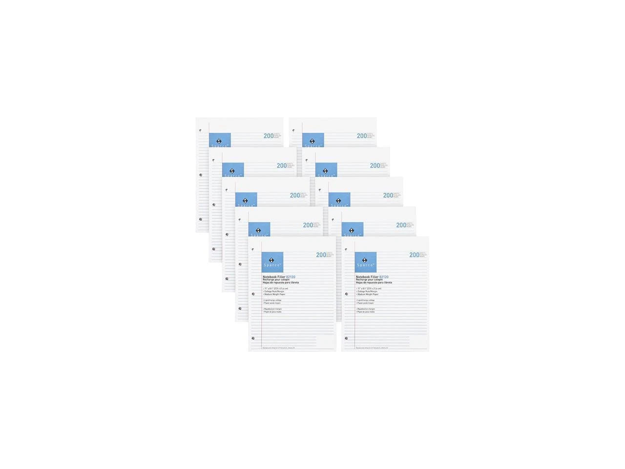 82120BD - Sparco Filler Paper 200 Sheets
