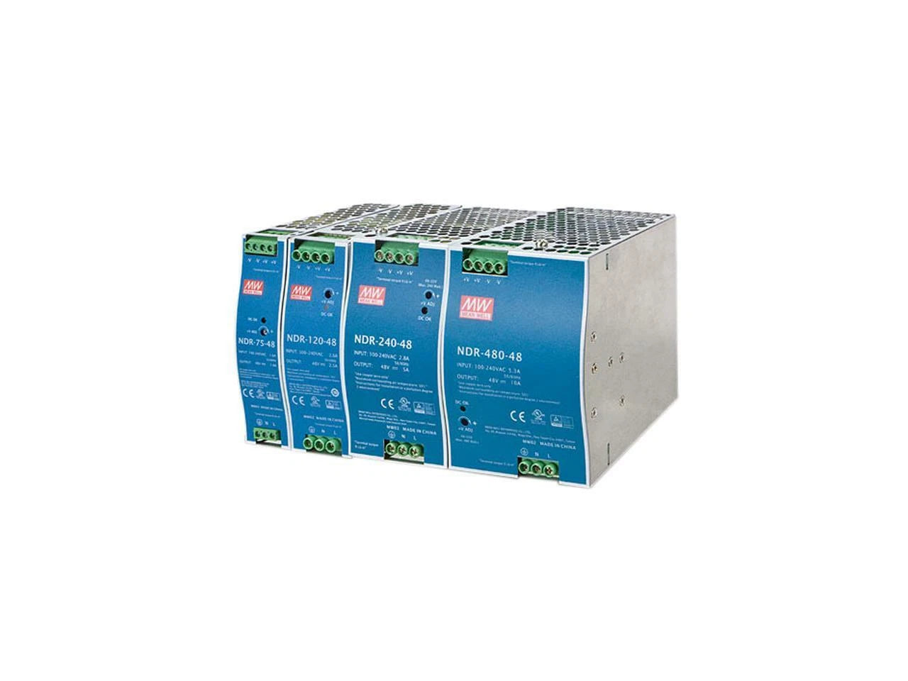 PWR-480-48 - Planet DC Single Output Industrial DIN Rail Power Supply Units