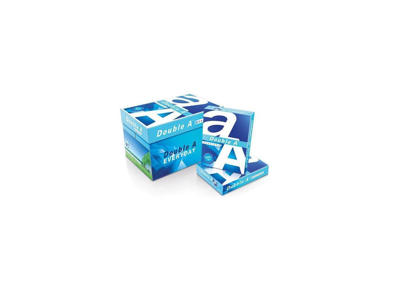 851120 - Double A Everyday Copy Paper 96B 8-1/2x11 Wht 5000 Sheets