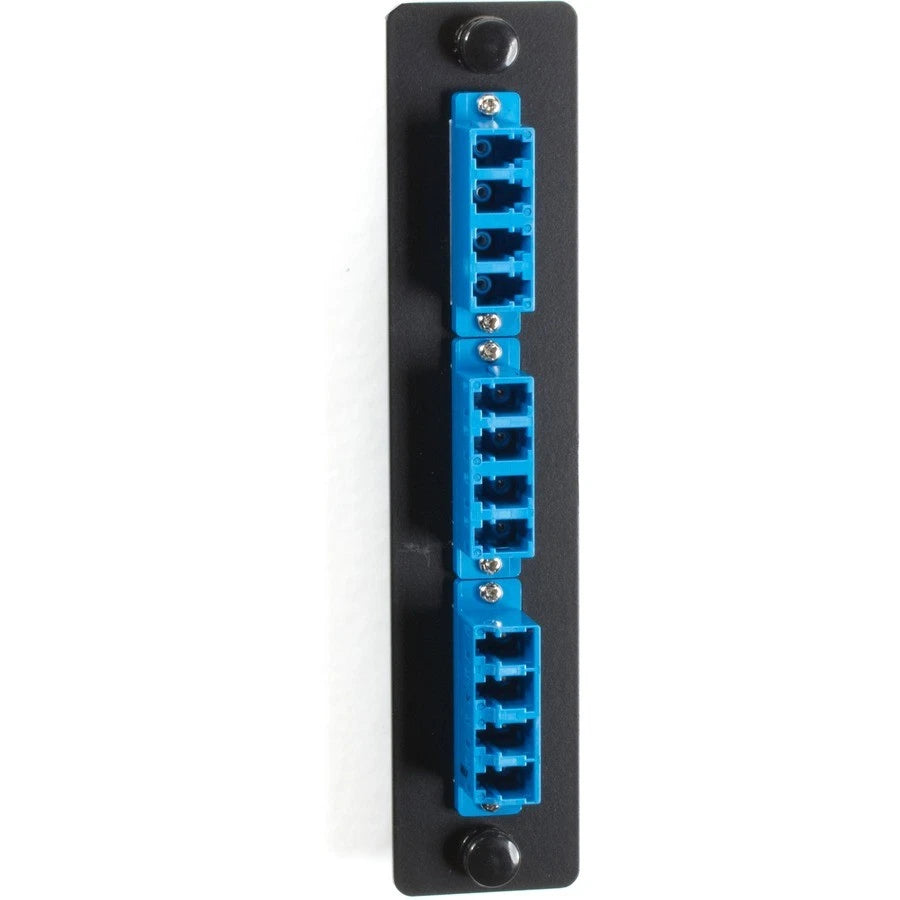 JPM455CR2 - Black Box Standard Adapter Panel 6 LC Duplex Pairs Blue