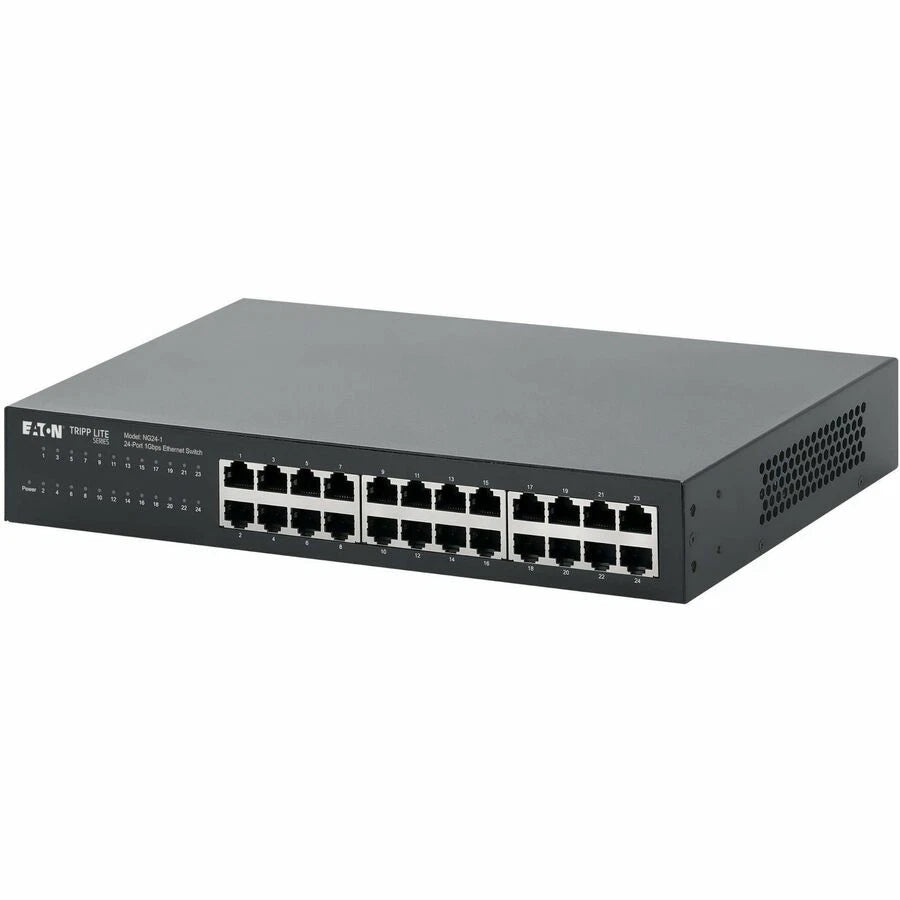 NG241 - Eaton 24-Port 10/100/1000 Mbps Desktop Gigabit Ethernet Unmanaged Switch