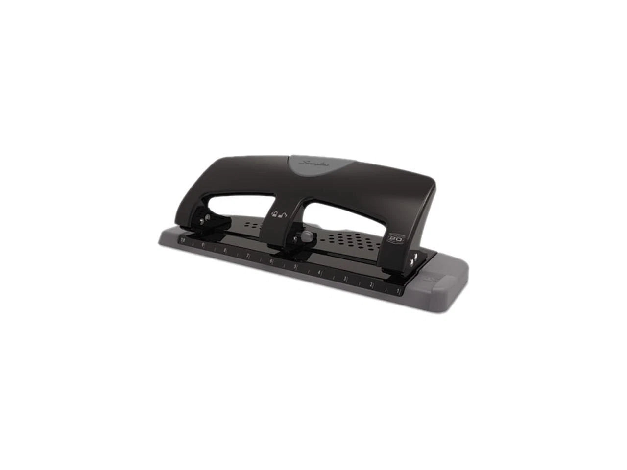 A7074133 - Swingline 74133 20-Sheet SmartTouch Three-Hole Punch 9/32" Holes