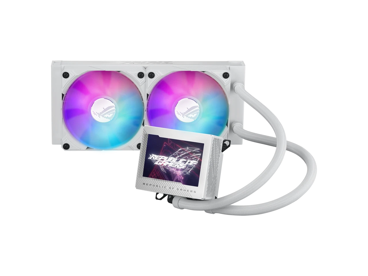 90RC00K2-M0UAY0 - Asus ROG RYUJIN III 240 ARBG White Edition Cooling Fan