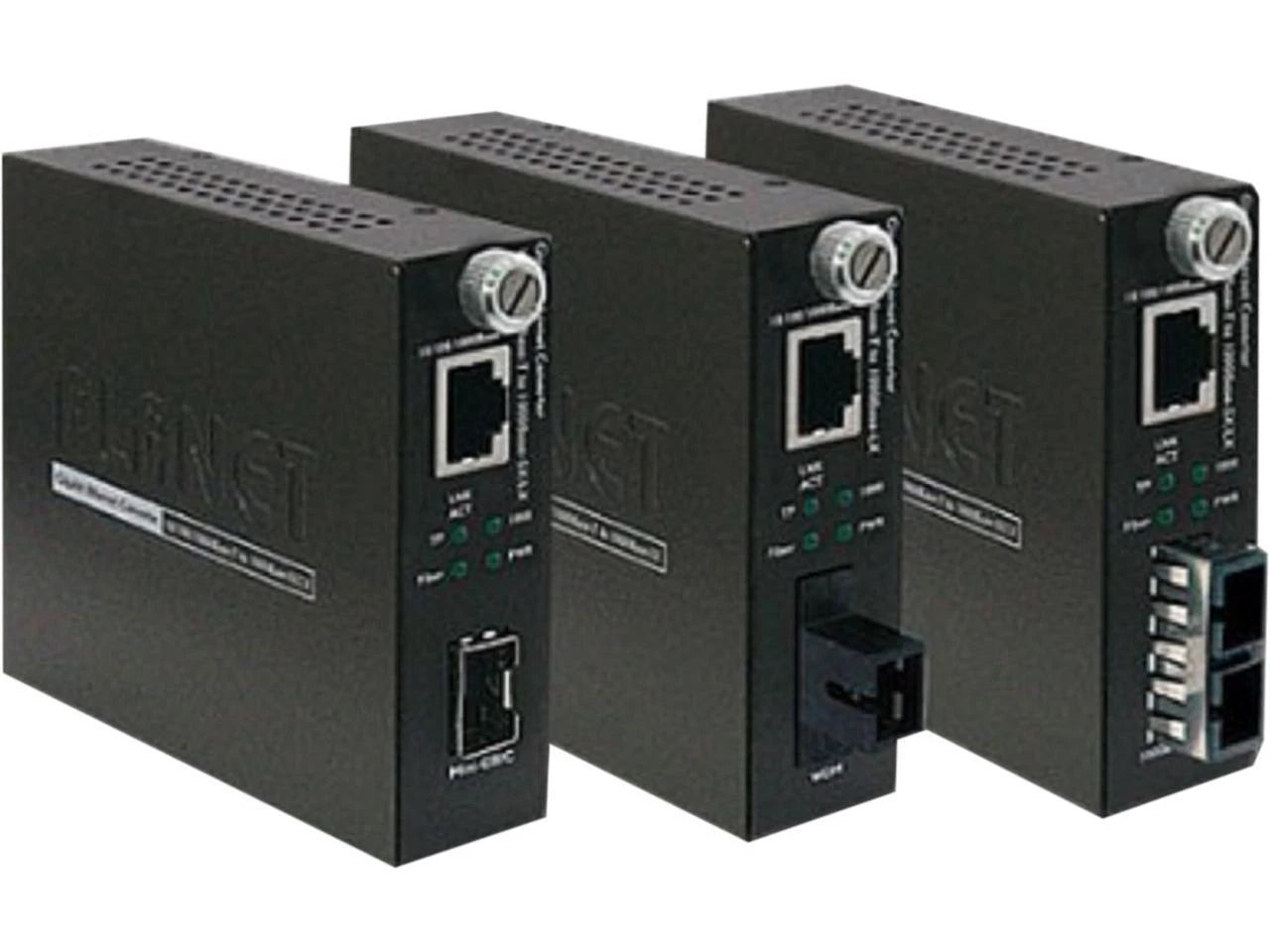 GST-802S - Planet GT-802S 10/100/1000Base-T to 1000LX Gigabit Media Converter
