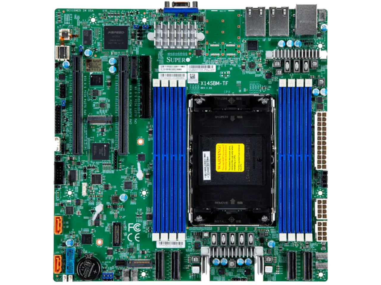 MBD-X14SBM-TF-O - Supermicro Server Motherboard Intel Xeon 6700E-Series processors
