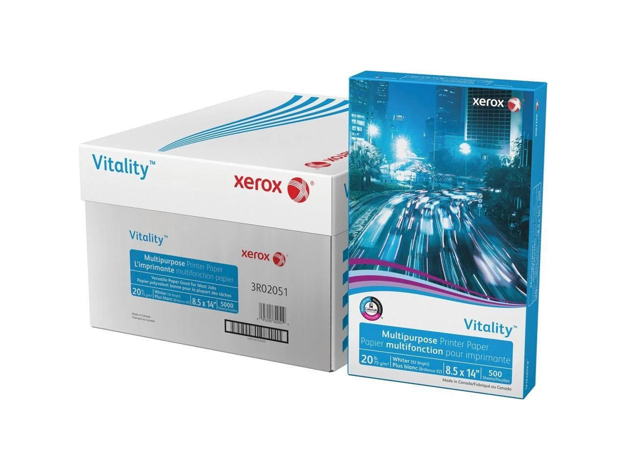 3R02051CT - Xerox Vitality Inkjet Laser Print Copy & Multipurpose Paper