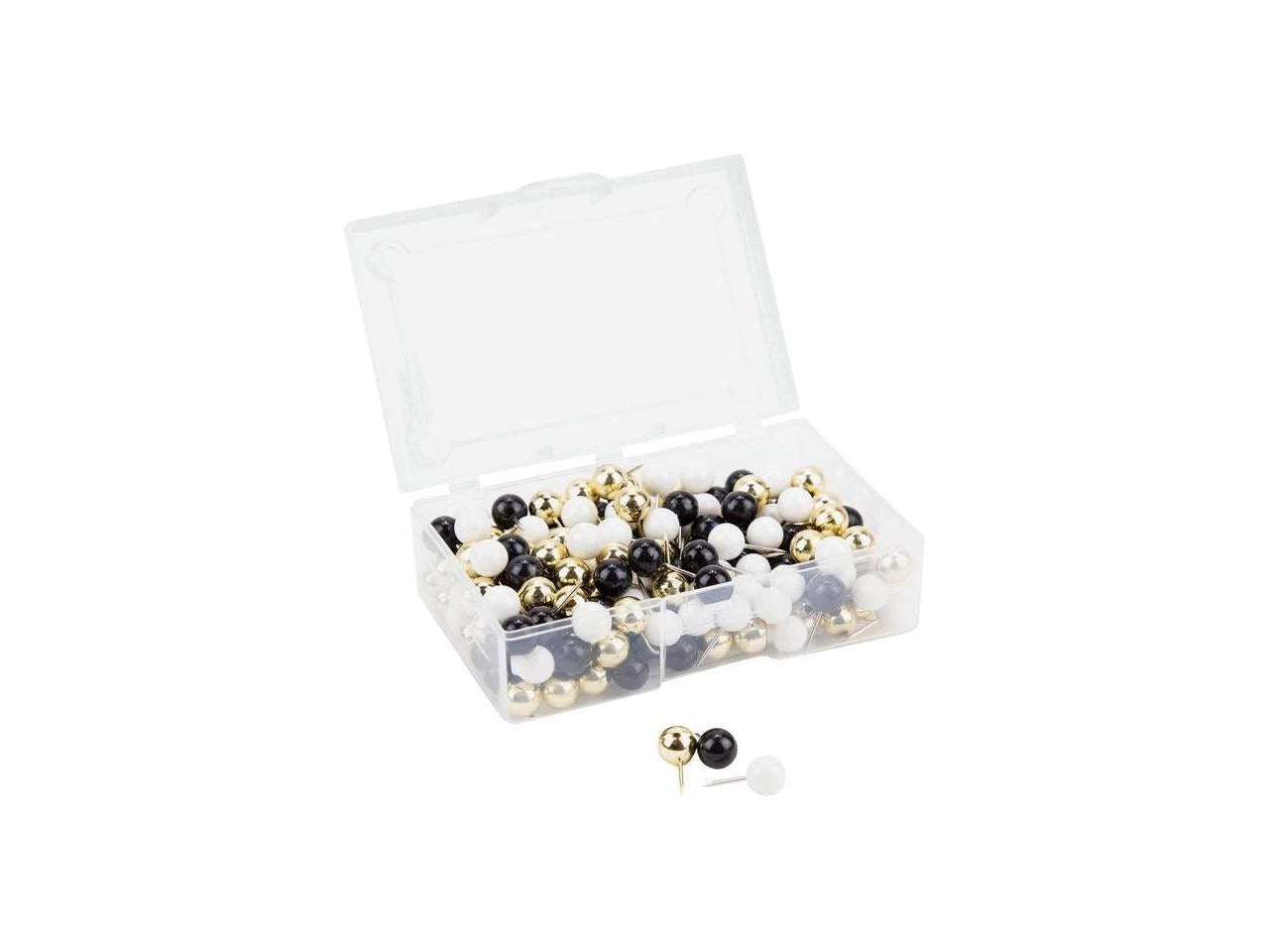 3084U0624 - U Brands Fashion Sphere Push Pins Plastic 7/16"