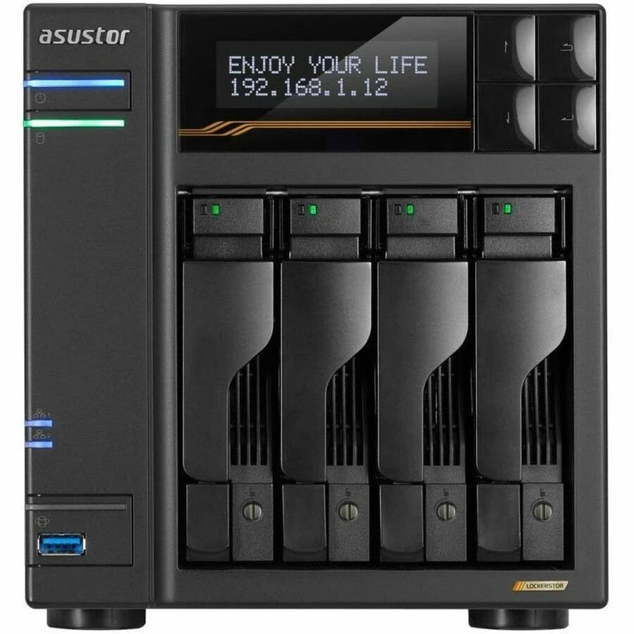 AS6804T - Asustor Lockerstor 4 Gen3 4 Bay Diskless Network Attached Storage