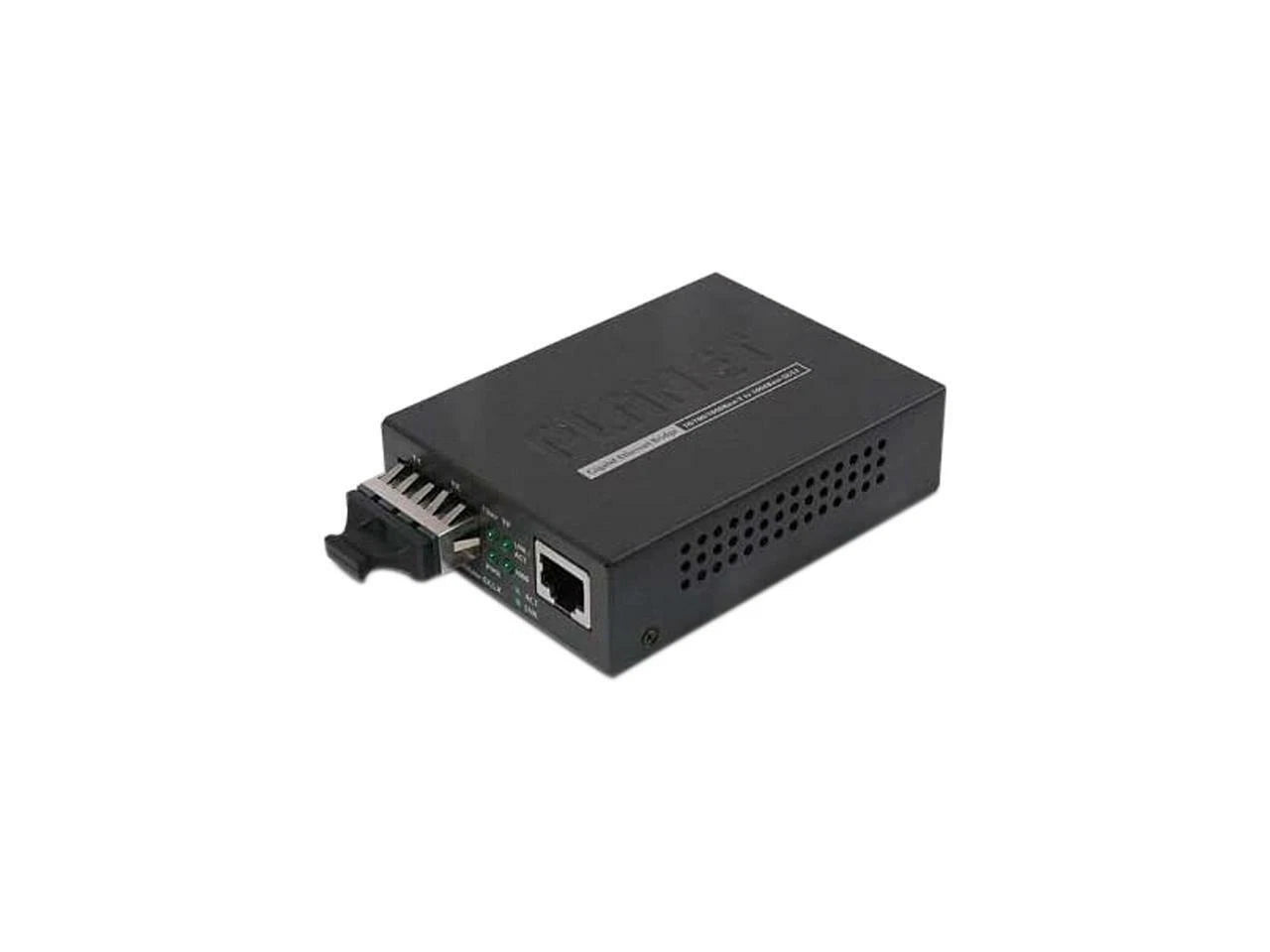 GT-802S - Planet 10/100/1000Base-T to 1000LX Gigabit Media Converter SM SC