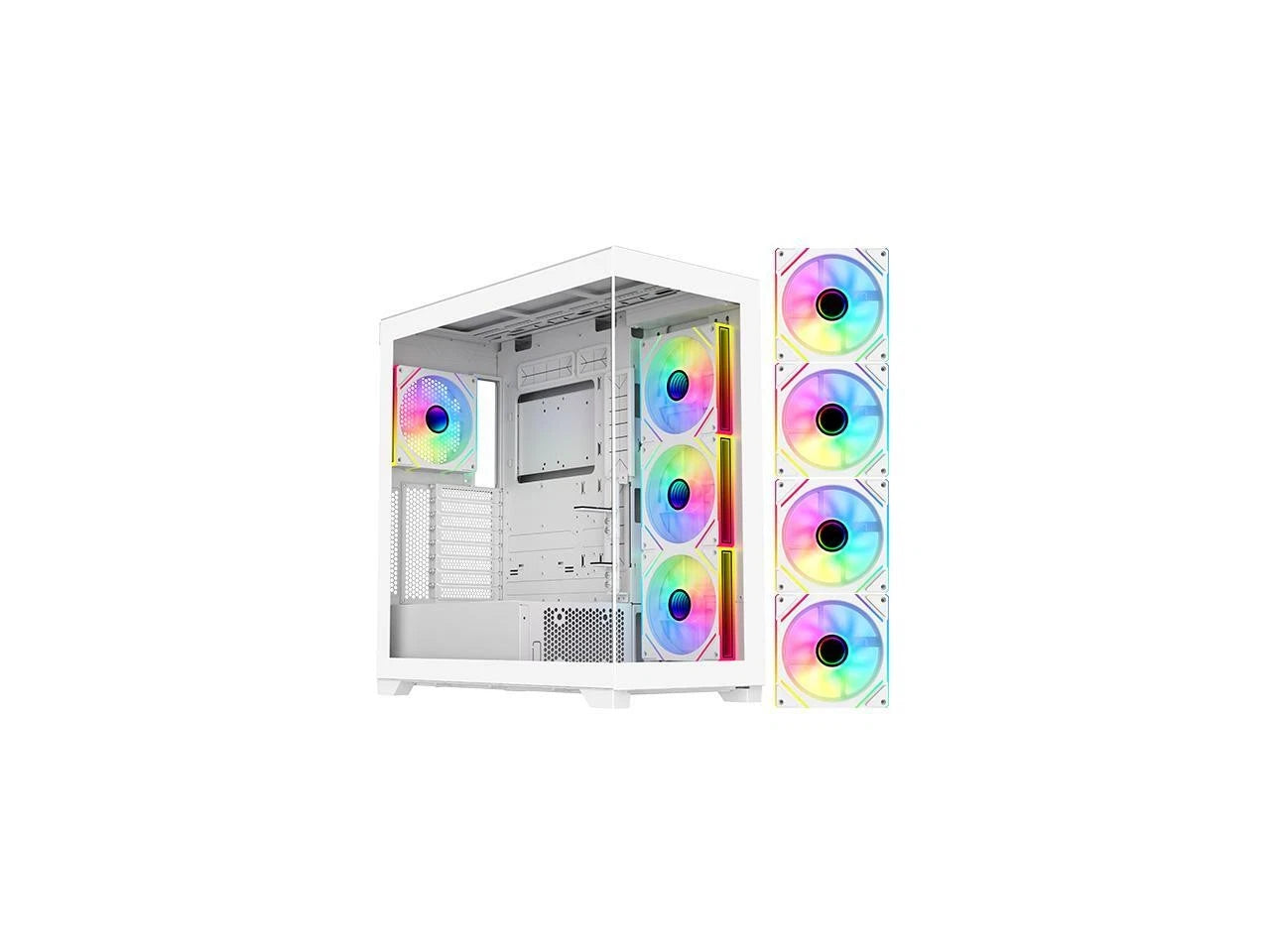 VANGUARD-F2-W - DIYPC VanguardF2W ATX PC Case