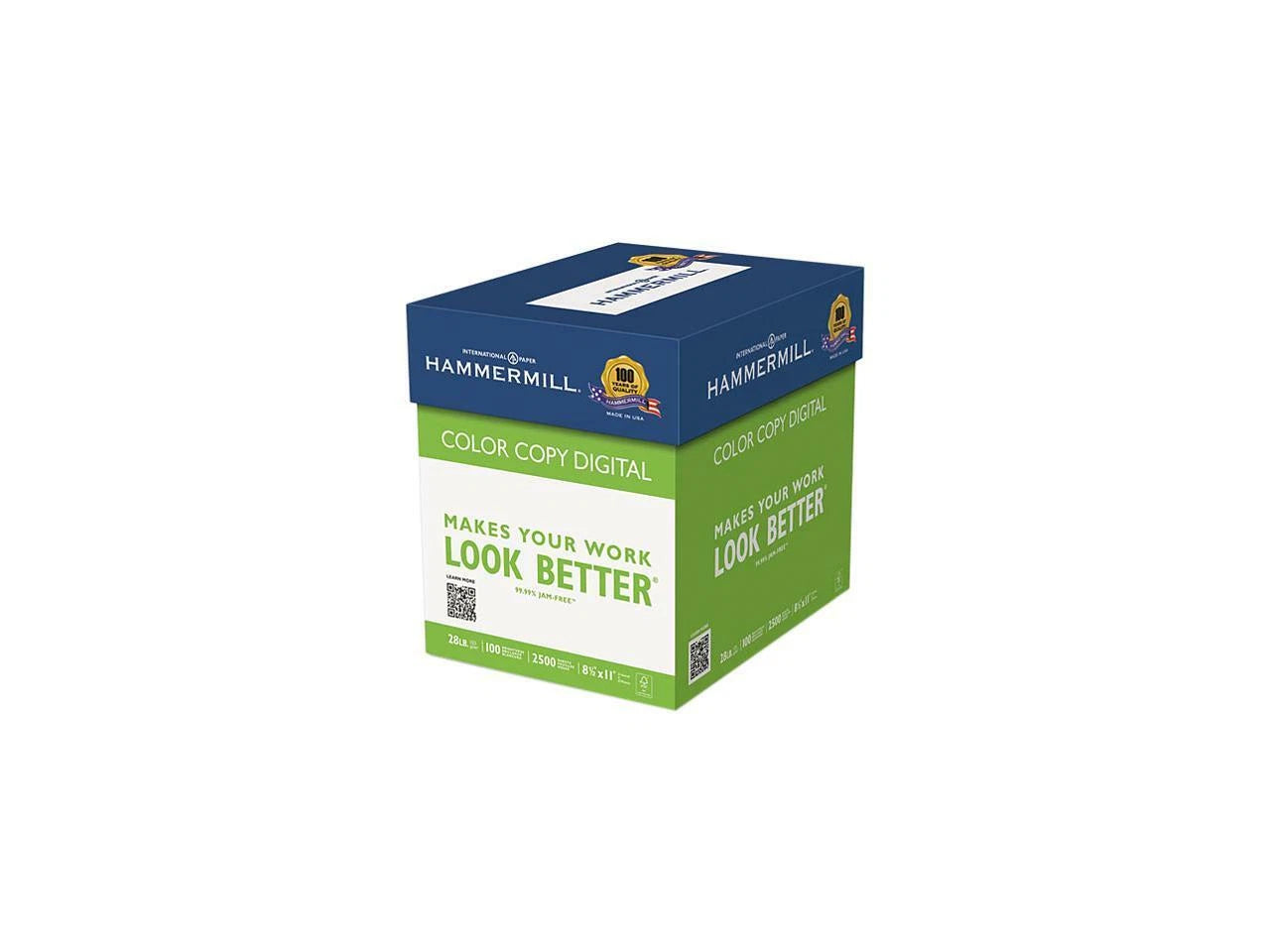 102450C - Hammermill opy Paper 100 Brightness 28lb 8-1/2 x 11 Photo White