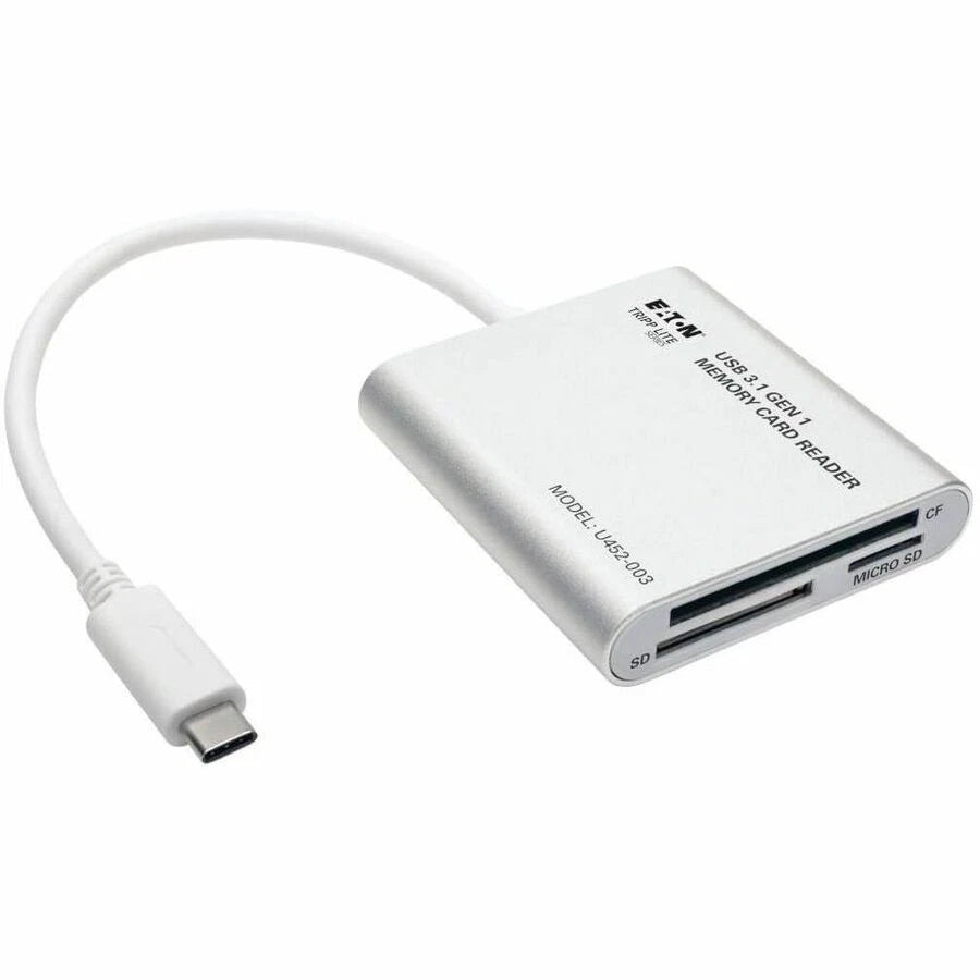 U452003 - Tripp Lite USB 3.1 Multi-Drive Smart-Card Flash-Memory Media Reader/Writer