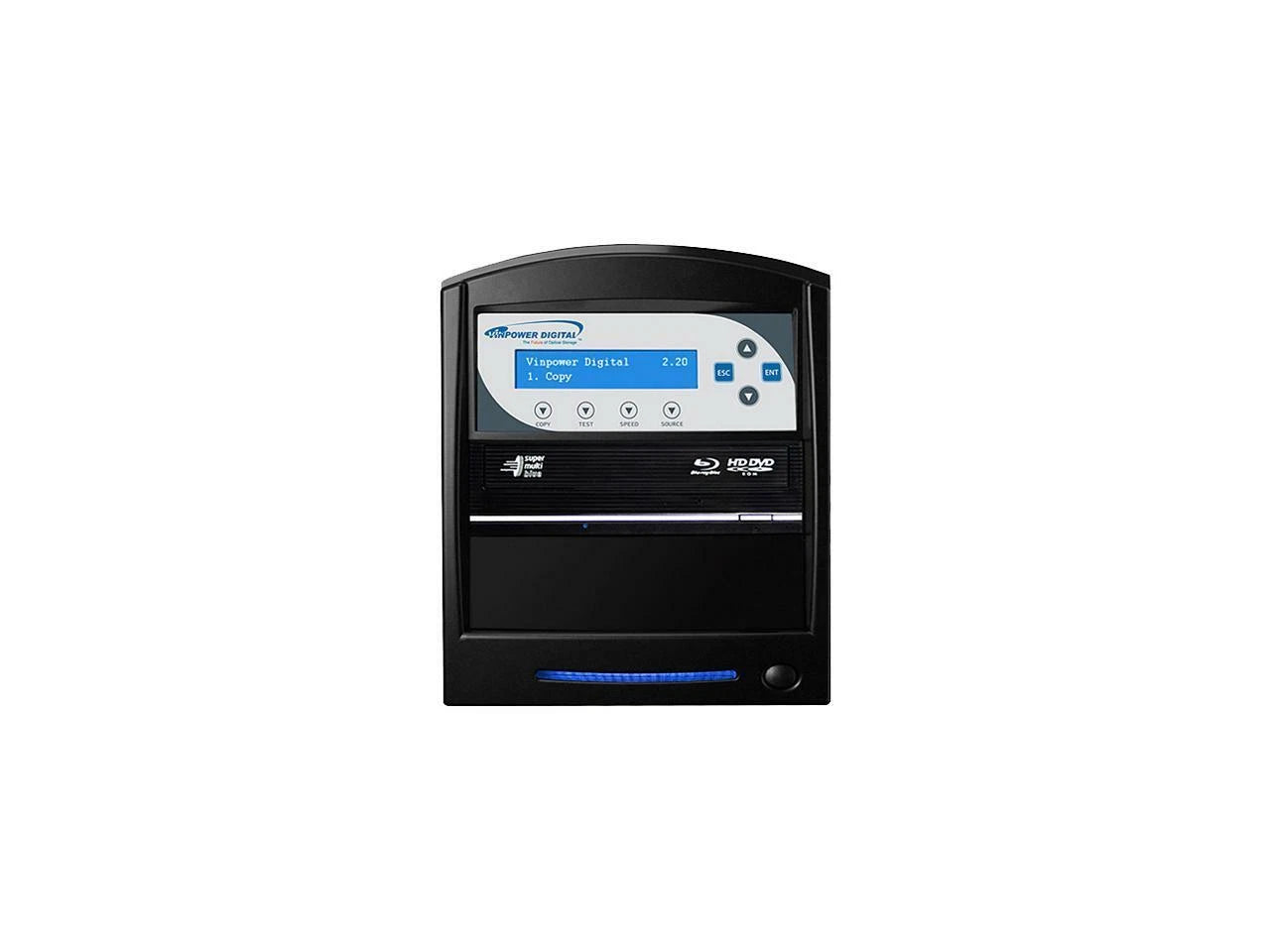 SHARKBLU-S1T-XL-BK - Vinpower Black 1 to 1 64M Buffer Memory SharkBlu BDXL Blu-Ray DVD CD Disc