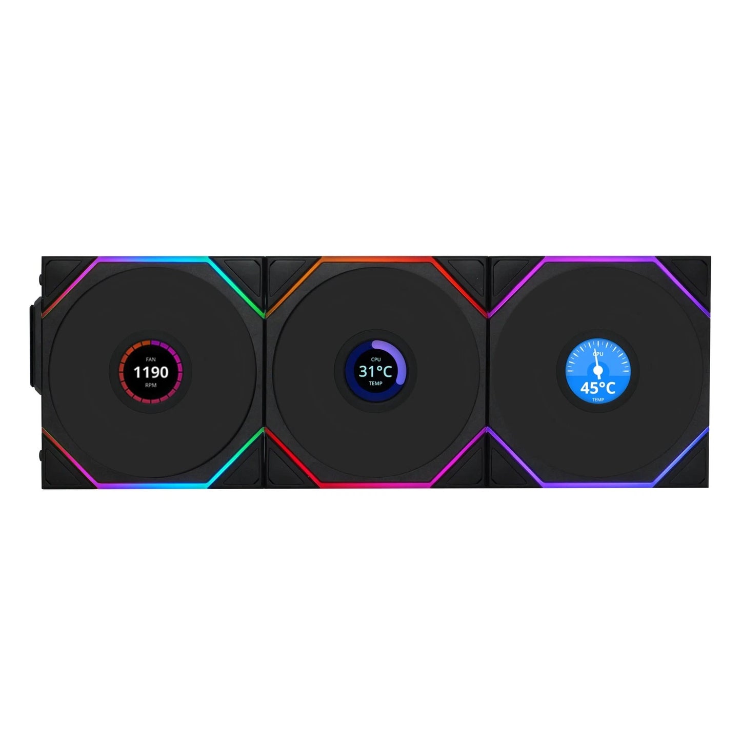 292232 - Lian Li Fan Fdb Fan Black 120x120x28 Mm