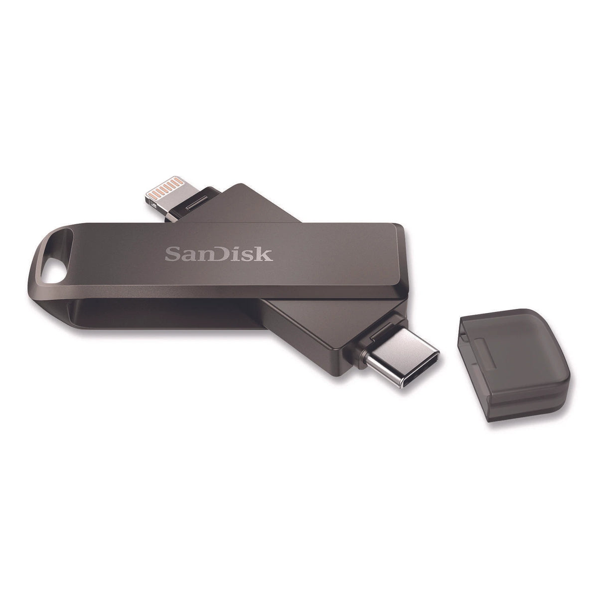 IX70N128GAG6NE - SanDisk Corporation Dual Phone USB 3.2 Type-C/Lightning Flash Drive 128GB Black