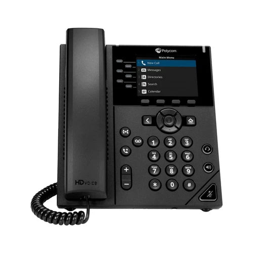220048830025 - Poly 350 Corded Desktop Wall Mountable IP Phone TAA PoE
