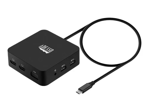 AUH-4050 - Adesso 11 in USB-C Multiport Docking Station TAA Compliant