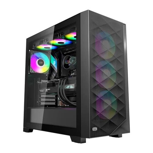 C3-D510BKP3-GL - PCCOOLER CPS C3D510 ARBG BK PC Case