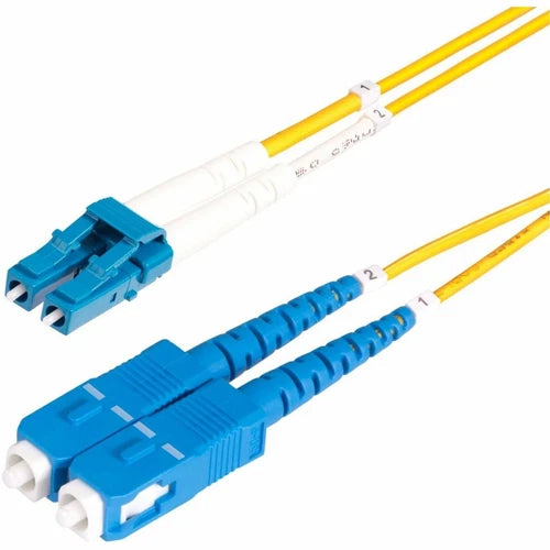 SMLCSC-OS2-10M - StarTech 10m 32.8ft LC to SC UPC OS2 Single Mode Duplex Fiber Optic Cable