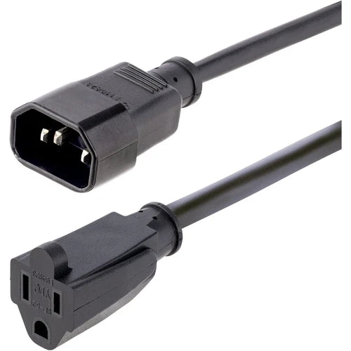 1415R-3F-POWER-CORD - StarTech 3ft 1m Power Extension Cord