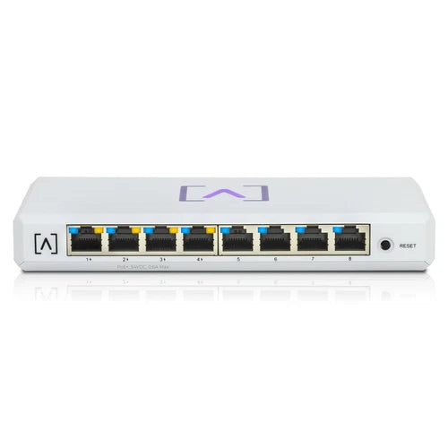 S8POE - Alta Labs 8 PORT LAYER 2 60W POE MANAGED ENTERPRISE NETWORK SWITCH
