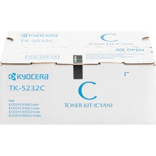 TK-5232C - Kyocera High Yield Laser Toner Cartridge Cyan