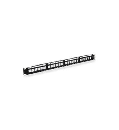 IC107BE241 - ICC Blank Patch Panel 24-Port EZ 1RMS 24 24 Port 24 x RJ-11 1U High