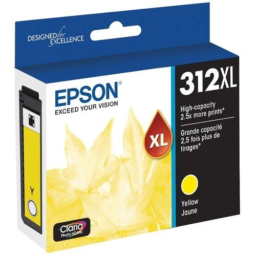 T312XL420-S - Epson 312 Claria Photo HD Ink Cartridge Yellow