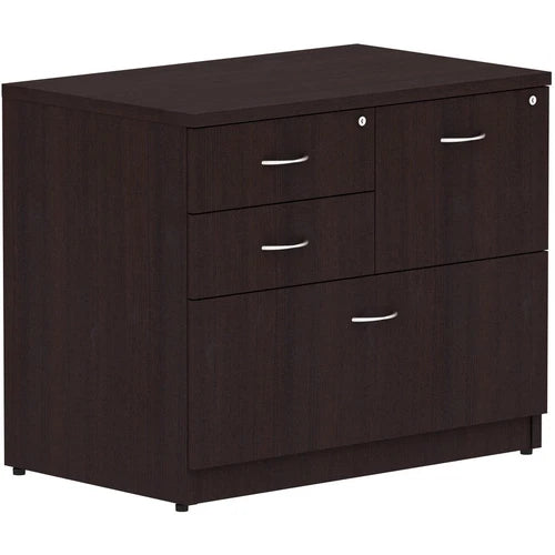 LLR-18273 - Lorell 2-Box/1-File Espresso 4-drawer Lateral File