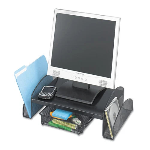 2159BL - Safco Onyx Mesh Monitor Stand 19.25" x 11.25" x 6.25"