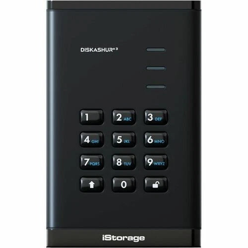 IS-DA3-256-1000-B - iStorage diskAshur3 1TB Portable Hard Drive 2.5