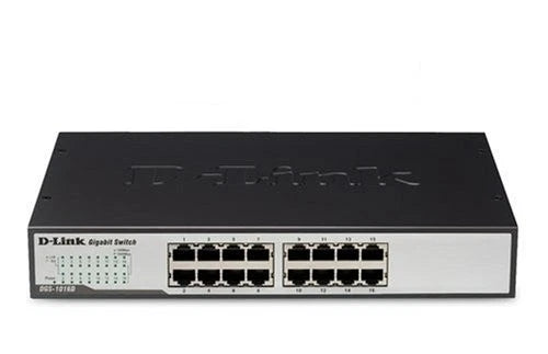 DGS-1016D - D-Link 16-Port Gigabit Unmanaged Metal Desktop or Rackmount.IT Switch