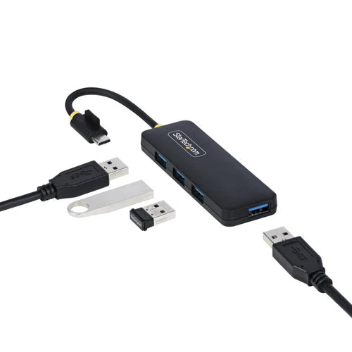 H5C4A-USB-HUB - StarTech 4-Port USB-C Hub USB 3.0 5Gbps USB-C to 4X USB-A Bus Powered