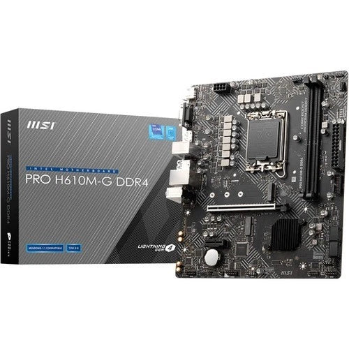 PROH610MGD4WIFI - MSI H610M-G DDR4 Gaming Desktop Motherboard