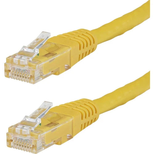 C6PATCH4YL - StarTech 4ft Yellow Molded Cat6 Utp Patch Cable