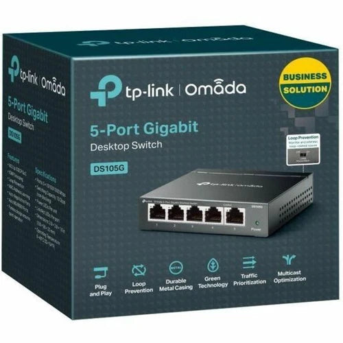 DS105G - TP-Link Omada 5-Port Gigabit Desktop Switch
