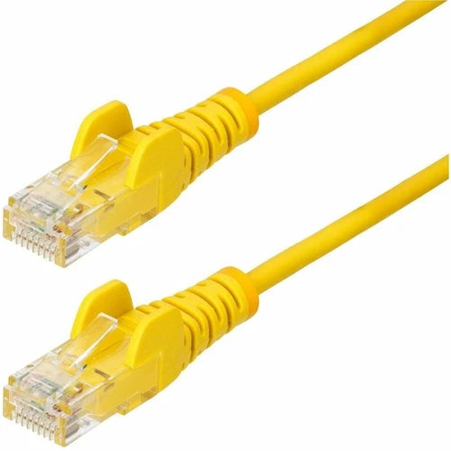 N6PAT15YLS - StarTech 15ft Yellow Slim CAT6 Slim Snagless RJ45 UTP Ethernet Cable