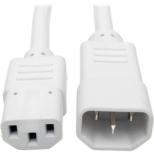 P004-006-AWH - Eaton C13 to C14 10A 250V 18 AWG 6ft. Power Cord
