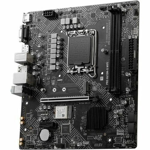 PROH610MGWIFI - MSI PRO H610M-G WIFI Gaming Desktop Motherboard