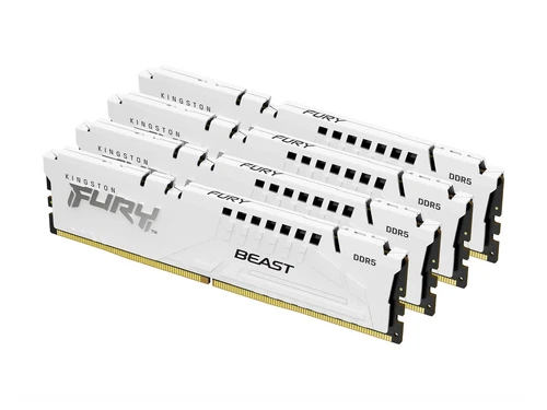 KF552C40BWK4-128 - Kingston 128GB 4x32GB DDR5 5200MT/s CL40 FURY Beast White XMP