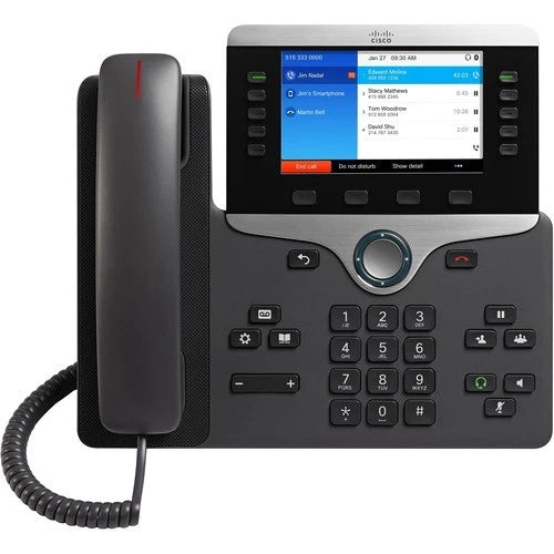CP88513PCCK9 - Cisco 8851 IP Phone Corded/Cordless Corded Bluetooth 5 Multiple Conference