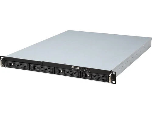 RM-1U1043HA - Athena Power Black 1.0mm SGCC 1U Rackmount Server Case Single Flex