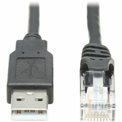 U009015RJ45X - Tripp Lite 15ft USB-A/RJ45 Rollover Console Cable