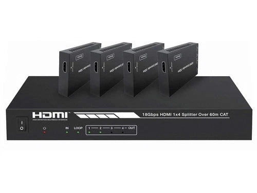 42271 - Monoprice MONOPRICE BIRD 4K HDMI 2.0 1X4 SPLITTER EXTENDER