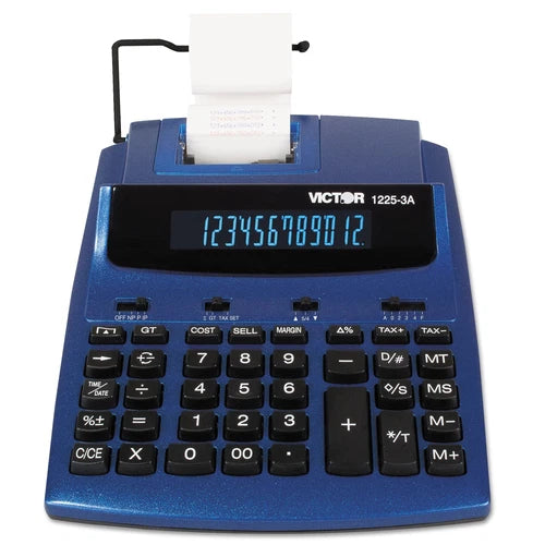 VCT1225-3A - Victor Antimicrobial Two-Color Printing Calculator 3 Lines/Sec