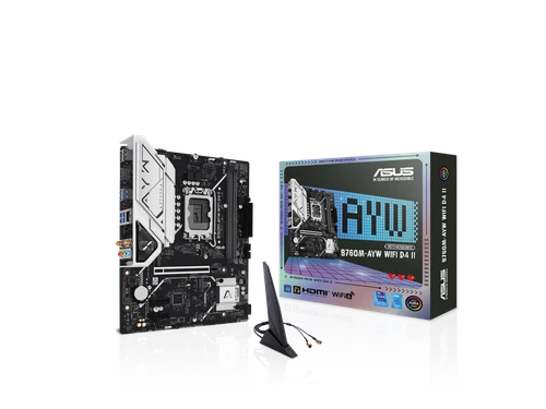 B760M-AYWD4II - Asus LGA 1700 Intel B760 Micro ATX Motherboard